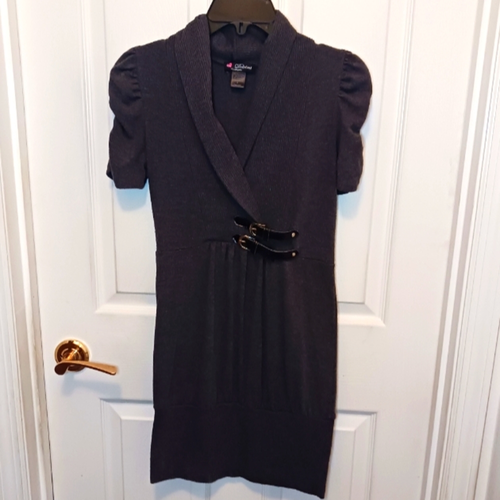 Love Delirious Los Angeles Shawl Neck Sweater Dress Women's Size S